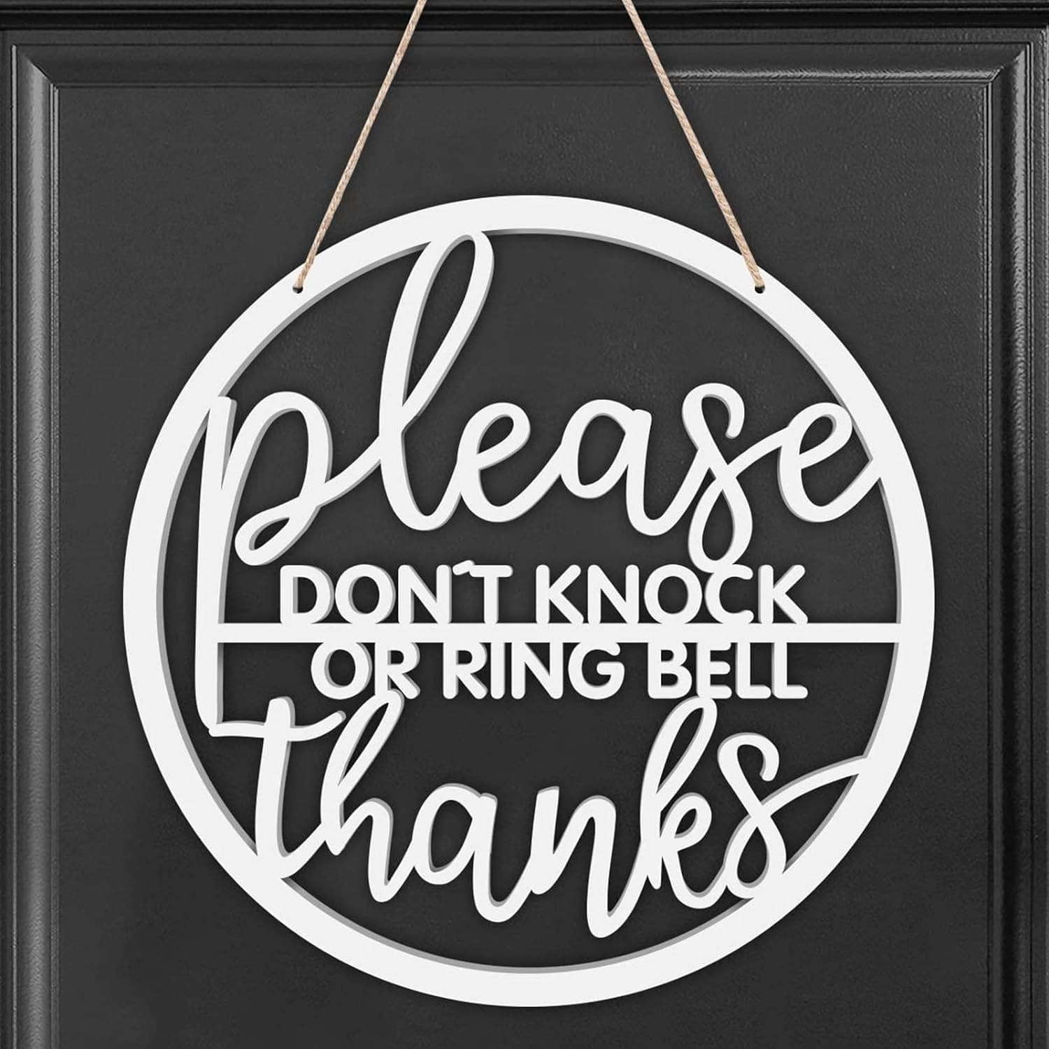 Do Not Knock Delivery Hanger
