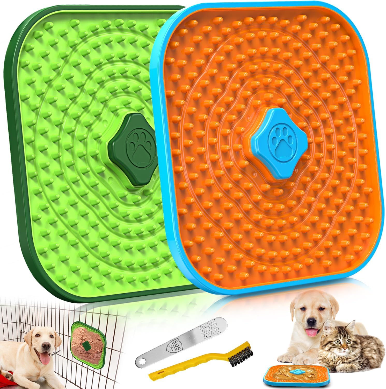 Lick Mat – Crate Attached